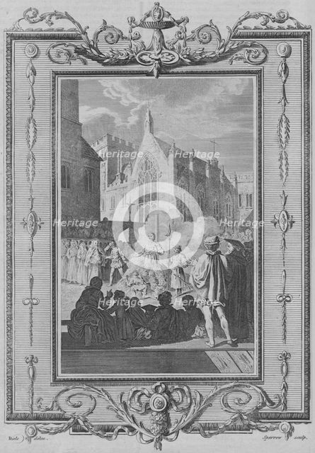 'The Manner of Burning the Martyrs, during the Bloody Reign, of Queen Mary', 1783.  Artist: Samuel Sparrow.