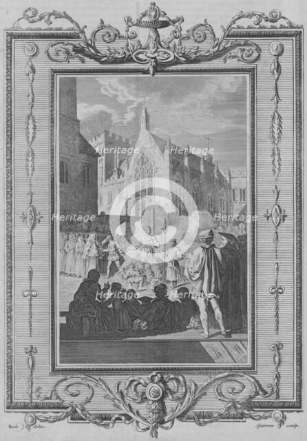 'The Manner of Burning the Martyrs, during the Bloody Reign, of Queen Mary', 1783.  Artist: Samuel Sparrow.