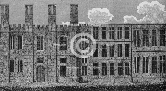 The Manor House at Chelsea, built by Henry VIII, c1810 (1911). Artist: Unknown.