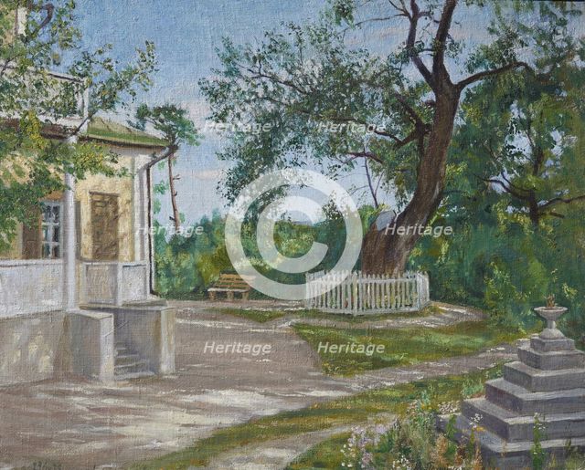 The manor house Tarkhany, 1938. Artist: Gokhstein, Meer Michailovich (1872-1942)