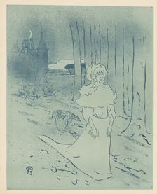 The Manor Lady or the Omen (La chatelaine ou le tocsin), 1895. Creator: Henri de Toulouse-Lautrec