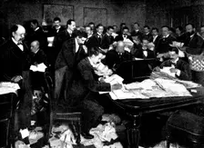 The Manager's Office, National Bank of Scotland, 1898. Creator: Reinhold Thiele