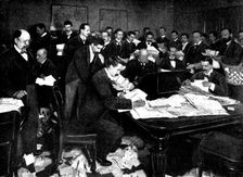 The Manager's Office, National Bank of Scotland, 1898. Creator: Reinhold Thiele