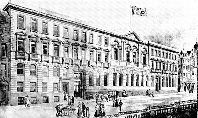 The Manchester and Liverpool District Bank: the exterior, 1909. Creator: Unknown.