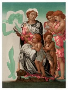 The Manchester Madonna c1497 (1870). Artist: Franz Kellerhoven