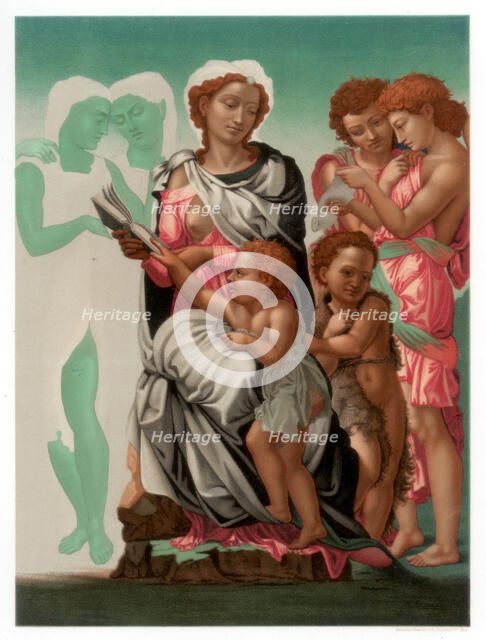 The 'Manchester Madonna', c1497 (1870). Artist: Franz Kellerhoven