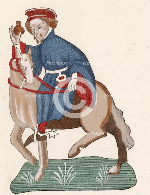 'The Manciple', from Geoffrey Chaucer's Canterbury Tales. Artist: Unknown
