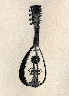 The Mandoline 1895. Creator: Unknown