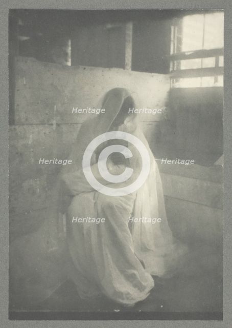 The Manger, 1899. Creator: Gertrude Kasebier.