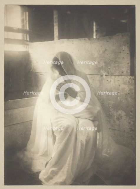 The Manger, 1899. Creator: Gertrude Kasebier.
