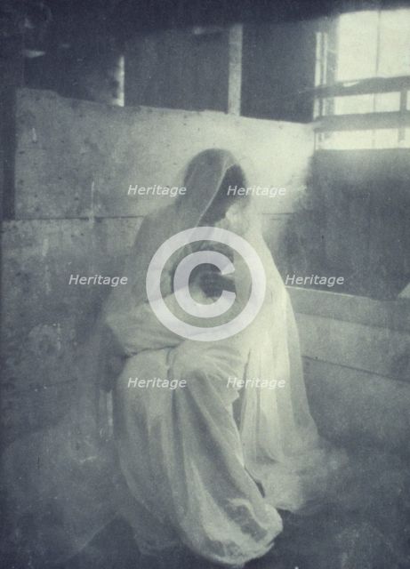 The manger, c1900. Creator: Gertrude Kasebier.