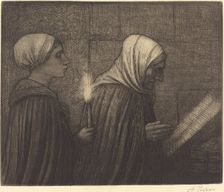 The Manger (La creche). Creator: Alphonse Legros
