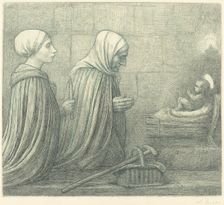 The Manger (La creche). Creator: Alphonse Legros