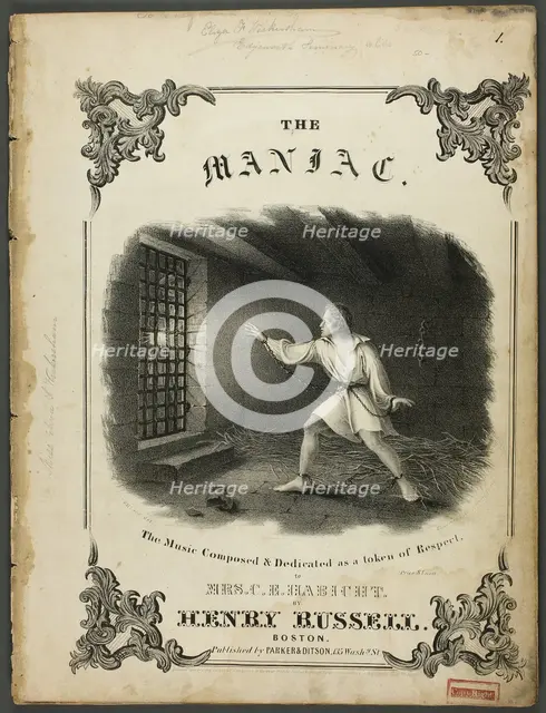 The Maniac, 1880. Creator: Fitz Hugh Lane.
