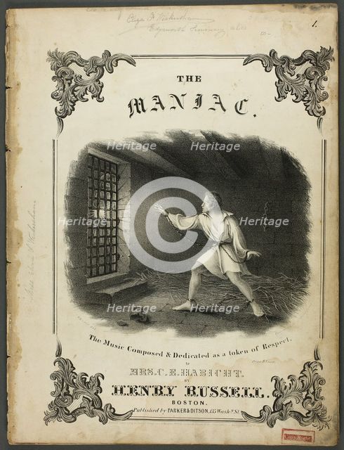 The Maniac, 1880. Creator: Fitz Hugh Lane.