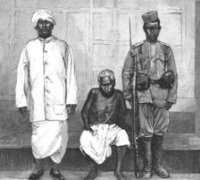 The Manipur Rebels; The Maharajah of Manipur and Tongal General 1891. Creator: Unknown