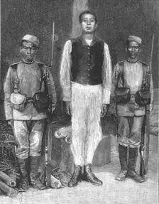 'The Manipur Rebels; The Senaputty, hanged for Murder of English Representatives 1891. Creator: Unknown