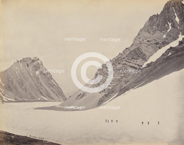 The Manirung Pass, 1866. Creator: Samuel Bourne.