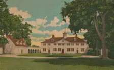 The Mansion and Court Yard 1946