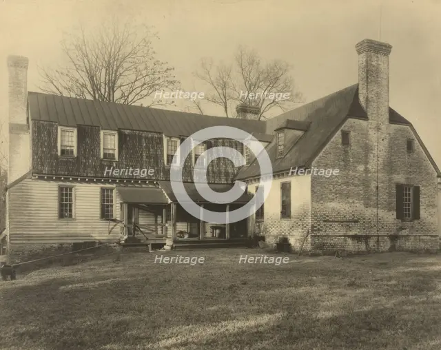 The Mansion, Bowling Green, Caroline County, Virginia, 1935. Creator: Frances Benjamin Johnston.