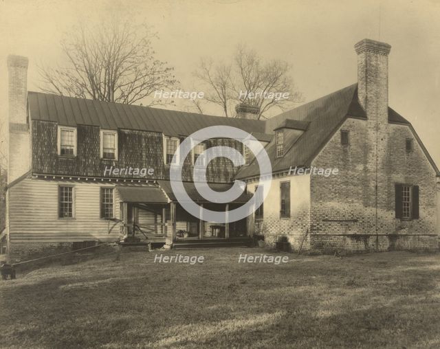The Mansion, Bowling Green, Caroline County, Virginia, 1935. Creator: Frances Benjamin Johnston.