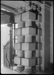 The Mansion House and attached railings, High Street, Doncaster, 1942. Creator: George Bernard Wood
