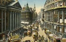 The Mansion House and Cheapside, London . Creator: Unknown