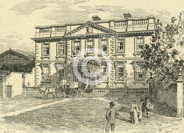 'The Mansion House, Dublin', c1900. Creator: Unknown.