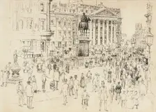 The Mansion House, Home of the Lord Mayor, 1888. Creator: Joseph Pennell