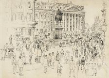 The Mansion House, Home of the Lord Mayor, 1888. Creator: Joseph Pennell