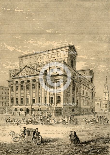 'The Mansion House in 1750', (1897). Creator: Unknown.