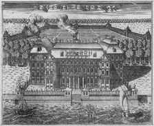 The Mansion of Prince Alexander Danilovich Menshikov, Generalissimo, Prince of the Holy Roman Empire and Duke, 1717. Artist: Zubov, Alexei Fyodorovich (1682-after 1750)