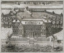 The Mansion of Prince Alexander MenshikovAlexander Danilovich Menshikov, 1717. Creator: Rostovtsev, Alexei Ivanovich (1670s-1730s)