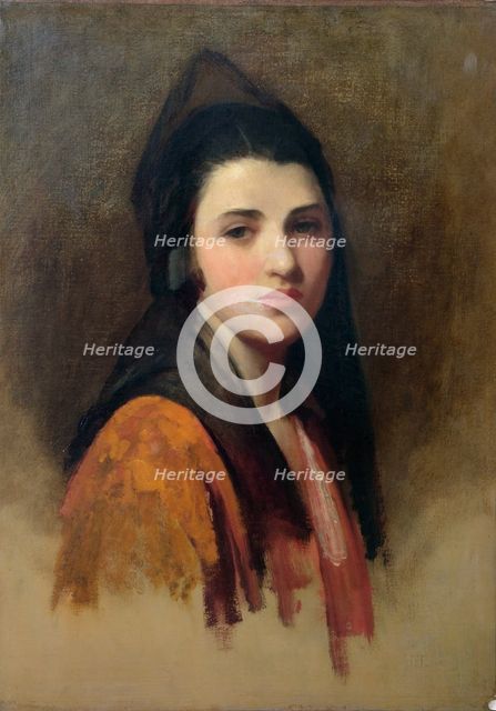 The Mantilla, c1927. Creator: Luke Fildes.