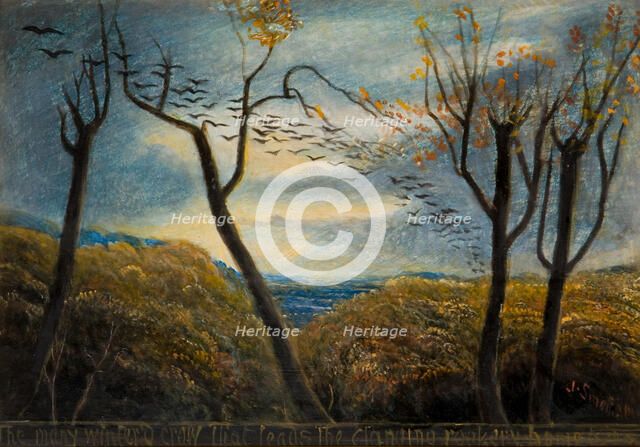 The Many Wintered Crow, 1880. Creator: James Smetham.