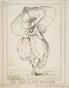 The Masculine Gender, February 2, 1787. Creator: Henry Kingsbury