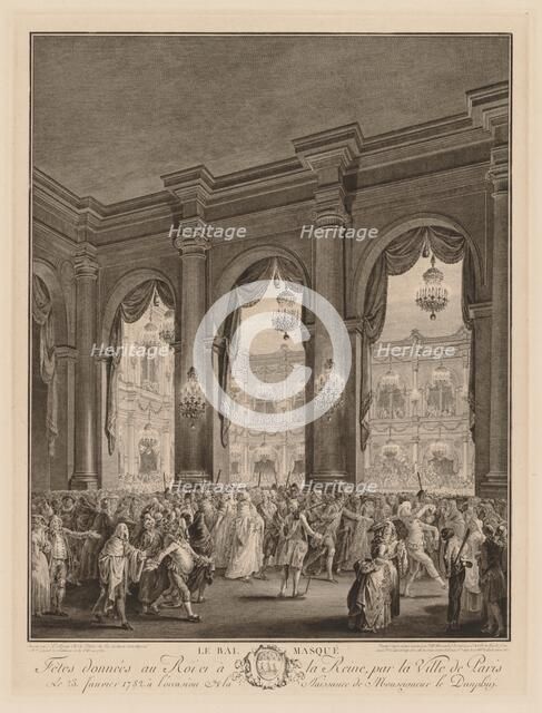 The Masked Ball, 1782. Creator: Jean-Michel the Younger Moreau (French, 1741-1814).