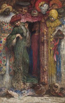 The Masks (The Politics), 1905. Creator: Dall'Oca Bianca, Angelo (1858-1942)