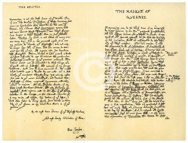The Masque of Queens..., 2 February 1609.Artist: Ben Johnson