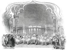 The Masquerade Scene from the New Ballet of "Les Metamorphoses", 1850. Creator: Unknown