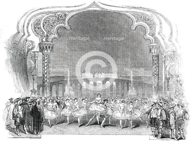 The Masquerade Scene from the New Ballet of "Les Metamorphoses", 1850. Creator: Unknown.