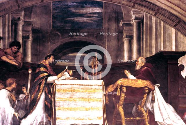 'The Mass at Bolsena detail', 1512. Artist: Raphael