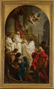 The Mass of Saint Basil, 1746. Creator: Pierre Subleyras