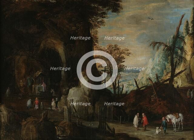 The Mass of Saint Gilles, First third of 17th century. Creator: Momper, Joos de, the Younger (1564-1635).