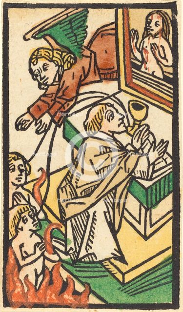 The Mass of Saint Gregory, 1470/1480. Creator: Unknown.