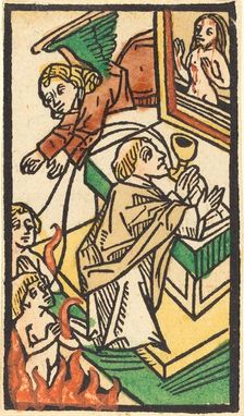 The Mass of Saint Gregory, 1470/1480. Creator: Unknown