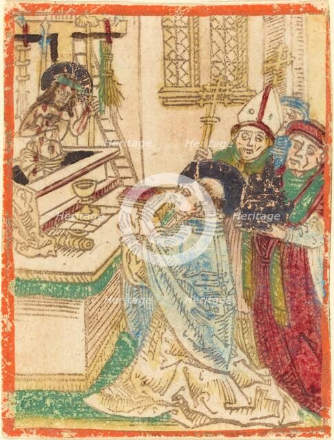 The Mass of Saint Gregory, 1480/1490. Creator: Unknown.