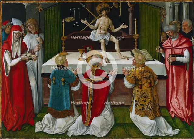 The Mass of Saint Gregory, 1511. Creator: Hans Baldung (German, 1484/85-1545).
