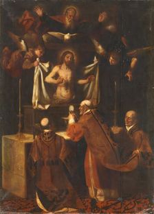 The Mass of Saint Gregory, 1650. Creator: Jerónimo Jacinto Espinosa
