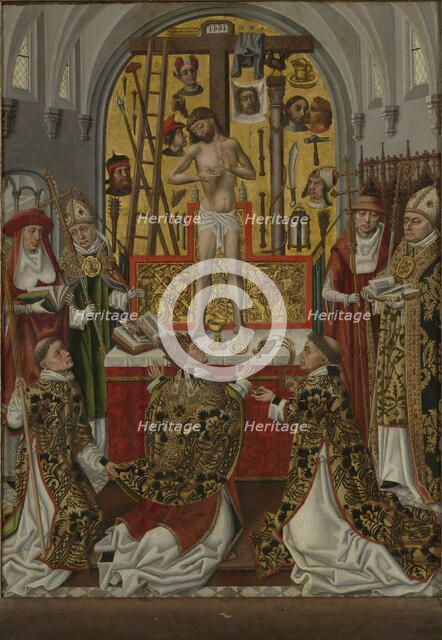 The Mass of Saint Gregory the Great, c. 1500. Creator: Anonymous.